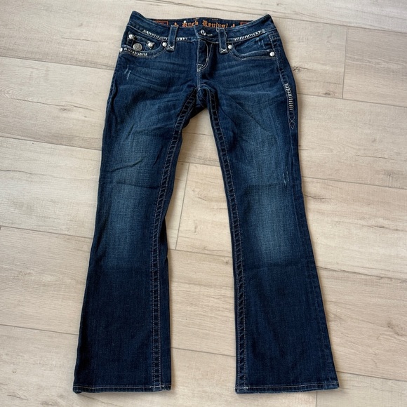 Rock Revival Denim - Women's Rock Revival jeans size 28 Celine boot Embellished Denim Western